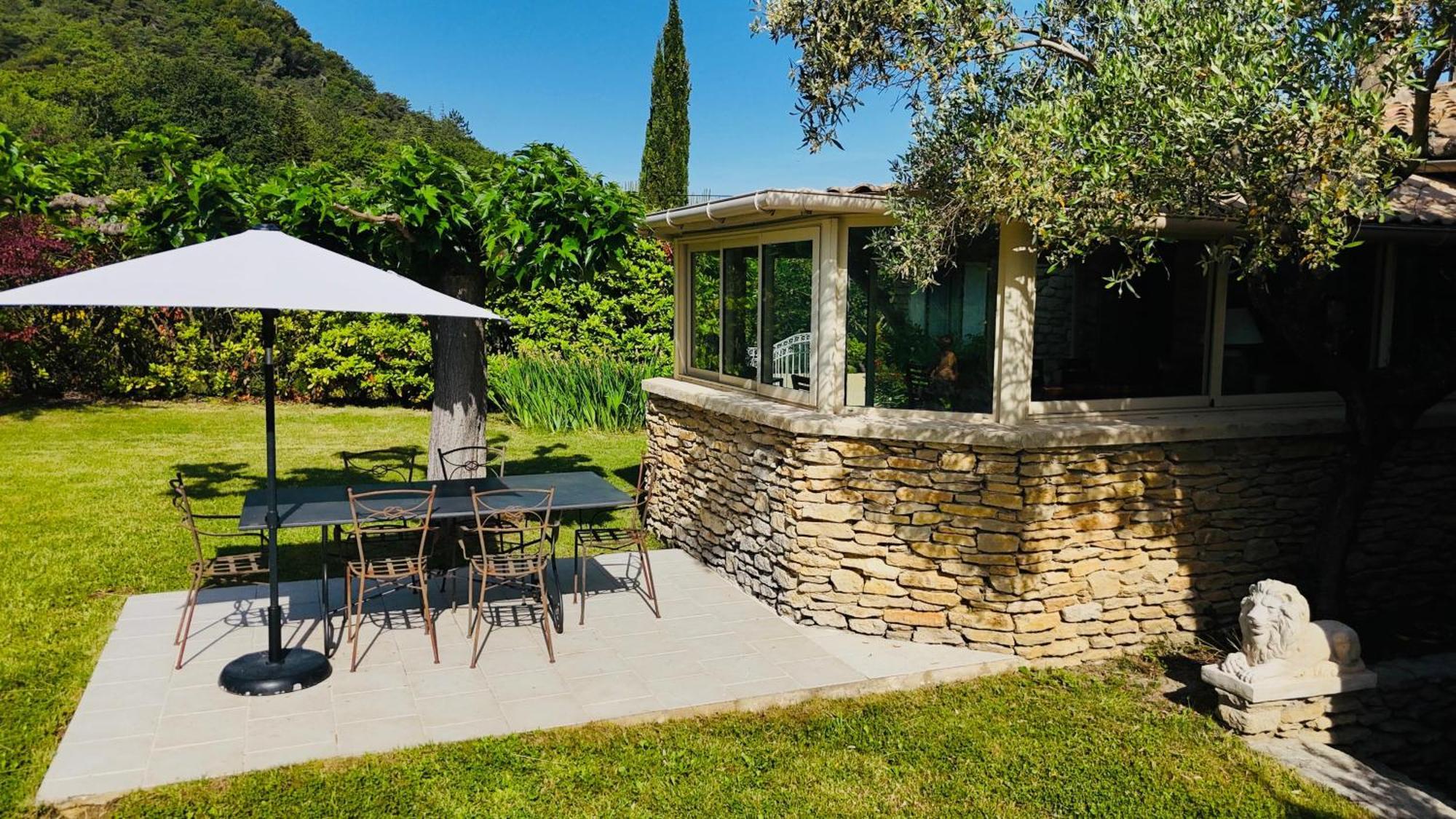 Mas Des Anges - Bastide De 5 Chambres Avec Piscine Entrechaux Exterior foto